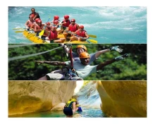 Canyoning, Rafting, and Zip Line Tour