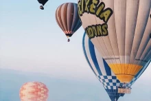 Pamukkale i Pamukkale wycieczka balonem z boku