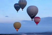 Pamukkale und Pamukkale Heißluftballon Tour von Belek