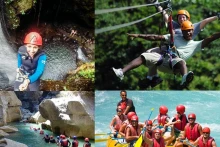 Rafting, Canyoning und Zipline Combo Tour von Belek