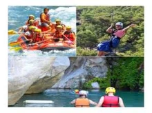 Antalya'dan Rafting Canyoning And Zipline Combu Turu